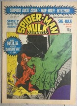SPIDER-MAN &amp; Hulk Weekly #412 (1981) Marvel Comics Uk She-Hulk Dd FINE- - £11.86 GBP