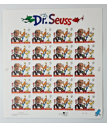 2003 USPS Stamp 20 per Sheet Dr. Seuss Theodor Seuss Geisel MMH B9 - £14.90 GBP