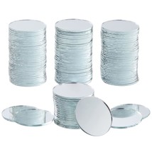120 Pack Small Round Mirrors For Crafts, 1 Inch Glass Tile Circles For Wall Deco - £13.57 GBP