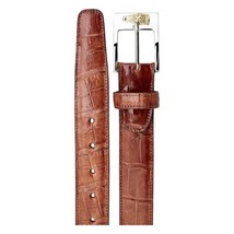 Men's Belvedere Genuine Alligator Belt Dressy Style 2008 Cognac image 2