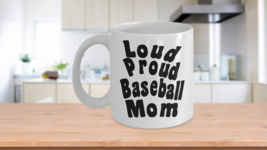 Somebody’s Loud Mouth Baseball Mama Mug Team Mom Proud Mother of Little League - £13.72 GBP+