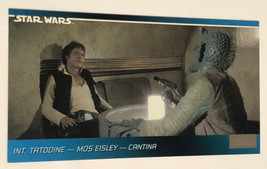 Star Wars Widevision Trading Card #44 Tatooine Mos Eisley Cantina Han Solo - £1.94 GBP
