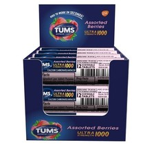 2x Full Boxes 24x Tums Ultra Strength 1000 Assorted Berries 12 Tablets Per Roll - £33.39 GBP