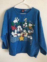 Mickey Unlimited Disney Women&#39;s L/XL Shirt Long Sleeve Top Royal Blue Mi... - $23.75