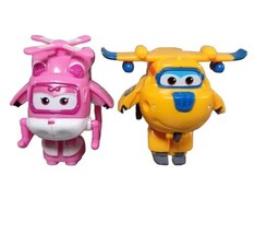 Super Wings: Donnie and Dizzy 2&quot; Transform-a-Bots - £6.34 GBP
