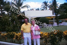 1972 Resort Grounds Scene Man and Woman Jamaica Playboy Ektachrome 35mm Slide - $3.96