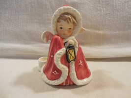 Vtg 1958 Goebel W Germany Robson Christmas Red Cape Angel Lantern Candle... - $220.00 MXN