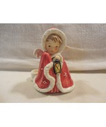 Vtg 1958 Goebel W Germany Robson Christmas Red Cape Angel Lantern Candle... - $220.00 MXN