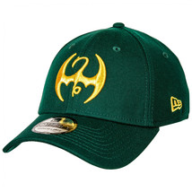 Iron Fist Dragon Symbol New Era 39Thirty Fitted Hat Green - £34.56 GBP