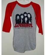 Loverboy Concert Tour Raglan Jersey Shirt Vintage 1982 Get Lucky Single ... - $170.94 CAD