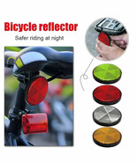 Bicycle Bike Round Reflector Safety Night Cycling Reflective Bike Access... - $20.50 CAD