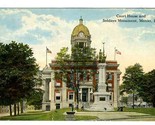 Court House And Soldiers Monument Postcard Mercer Pennsylvania 1910&#39;s - £9.29 GBP