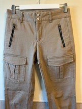 RAG &amp; BONE Beige Cotton Blend Cargo Pants SZ 2 EUC - £59.77 GBP