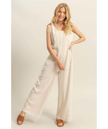 HYFVE Cutout Back Knotted Strap Wide Leg Jumpsuit - $75.80