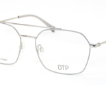 OTP-100 S203 Matt Grey /Shiny Silver EYEGLASSES GLASSES FRAME 55-16-140mm - $87.86