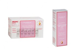 Kit Foltene Hair &amp; Scalp Treatment For Women 12 Vials + Shampoo 200 ml - $58.80