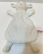 WubbaNub Lamb Secuity Lovey Blankey Rattle Plush White 14 x 8 inches - £11.46 GBP