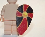 Red And Black Knight Shield For Action Figures - $2.47