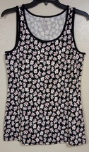 JM Women&#39;s Sportswear Sleeveless Floral Tank Top Multicolor Size M - £13.93 GBP