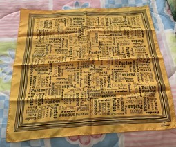 Vincent Purdue University Boilermakers Faux Silk Scarf Bandana Square 22... - $10.99