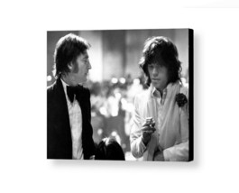 Rare Framed John Lennon with Mick Jagger Vintage Photo. Jumbo Giclée Print - £15.37 GBP