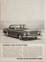 1961 Print Ad The 1962 Dodge Dart 440 Action Economy 4-Door Car - £10.54 GBP