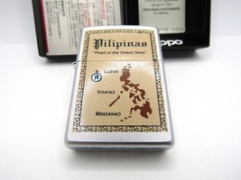 Philippines Pilipinas Old Map Zippo 2007 MIB Rare - £97.50 GBP