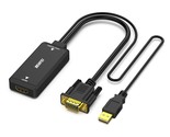 VGA to HDMI, Benfei VGA to HDMI Adapter with Audio Support and 1080P Res... - £20.77 GBP