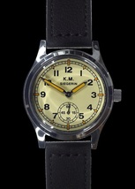 Siegerin Kriegsmarine (German Navy) WW2 Pattern Watch with 21 Jewel Automatic - $300.00