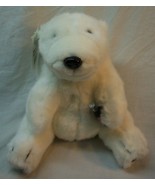 Coca-Cola 1993 CUTE POLAR BEAR W/ COKE BOTTLE 7&quot; Push STUFFED ANIMAL TOY - $19.80