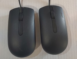 Lot Of 2 Dell Wired Basic Optical Mouse v2.0 USB/PS2 Compatible - $8.80