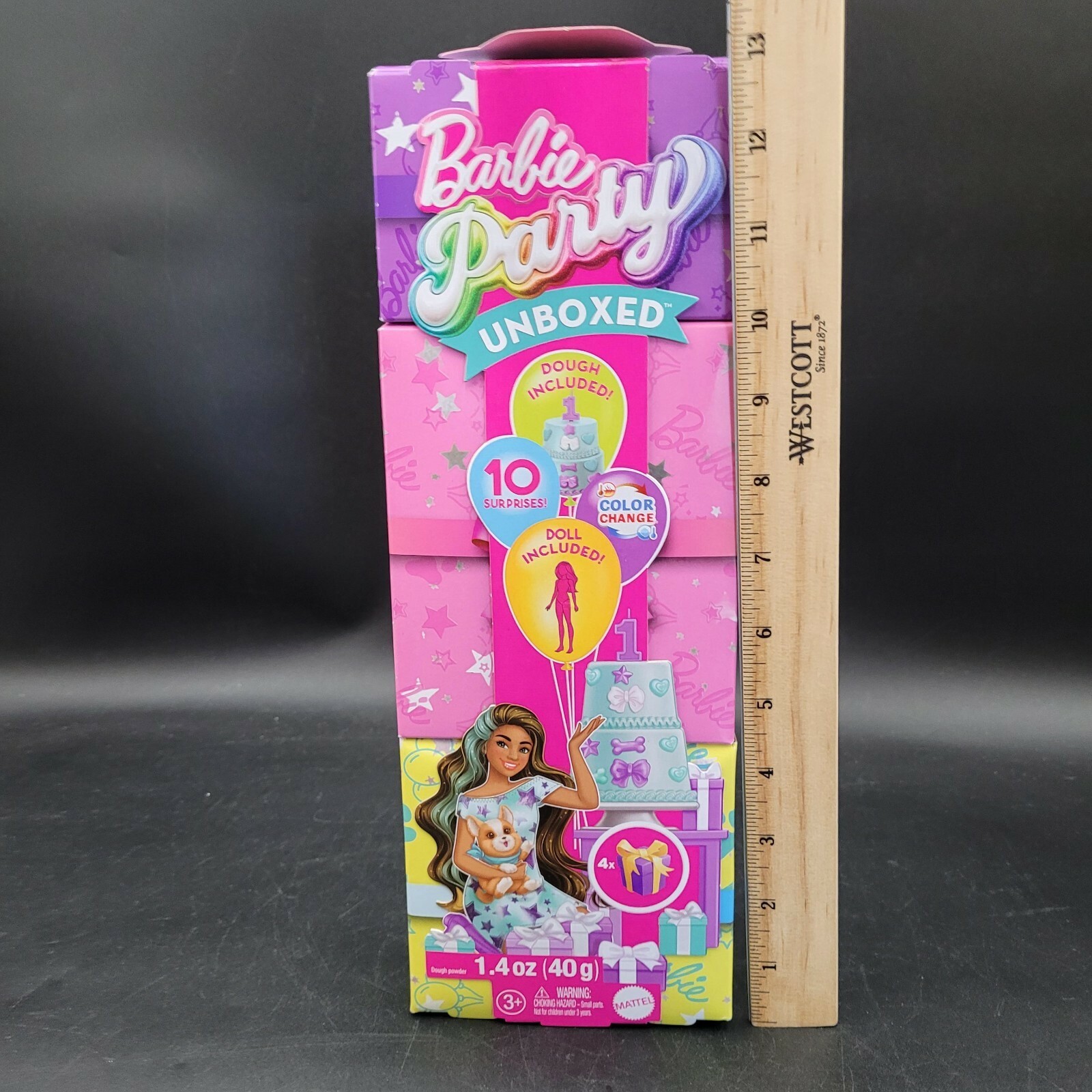 Barbie Party Unboxed Pet Birthday Series Doll and Accessories Birthday Bows Set Item image 8