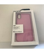 NEW Incipio Pink NGP Impact Resistant Flexible Pink Case iPhone Xs / iPh... - €7,71 EUR