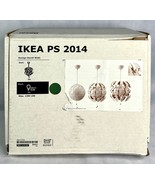 Ikea PS 2014 14&quot; Pendant Lamp White/Copper &quot;Death Star&quot; 303.114.92 - £43.74 GBP
