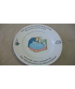 PETER RABBIT SMALL PLATE 7&quot; from WEDGWOOD CHINA, 1993 PETER SICK IN BED - £23.70 GBP