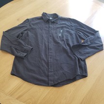 ROCK &amp; REPUBLIC Button Up Shirt Long Sleeve Dress Casual Black (Men&#39;s XL) - $14.80