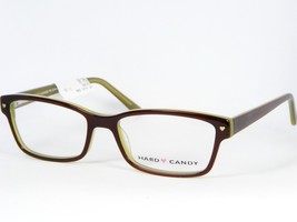 Nuevo Hard Candy HC05 Bwn Marrón Gafas Montura de Plástico 53-16-140mm - £43.92 GBP