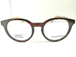 New Ermenegildo Zegna EZ 5024-F 056 Asian Fitting Round 52mm Eyeglasses Frame - £131.51 GBP