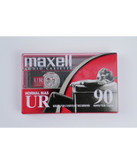 Maxell UR 90 Minute Blank Audio Cassette Tape Normal Bias New Sealed Vin... - $11.91 CAD