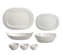 Temp-tations Bee-lieve 7-Piece Serving Set in White - £155.10 GBP