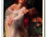 Love&#39;s Dream George V Millar Painting Romance 1909 DB Postcard R23 - $4.90