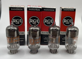 Vintage NOS RCA 6CG8A Radiotron Vacuum Electron Tube Lot of 4 TESTED NEW - $10.65