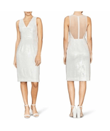 AMSALE Clear Sequin Sleeveless Sheath Dress, White, Wedding/Party, Size ... - £217.40 GBP
