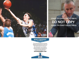 Bobby Hurley signed Duke Blue Devils basketball 8x10 photo proof Beckett COA.. - £82.67 GBP