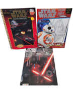 3 Star Wars My Coloring Book Trace and Color Activity Book Stickers Trac... - £10.25 GBP