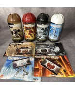 Bionicle Toa Metru Canisters/Manuals/Cards ONLY 8601/8603/8604/8606 - $105.98 CAD