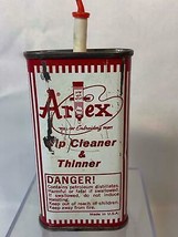 Vintage Artex Tip Cleaner and Paint Thinner Oil Can with Cap Lima, Ohio 1968 - $11.00