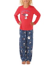 Munki Munki Little &amp; Big Kids Matching Snoopy Let It Snow Family Pajama Set 6 - £30.41 GBP