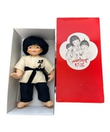 1982 J Mikkel B Jacobsen Chopstick Kids Asian Karate Boy 14&quot; Doll New in... - $32.37