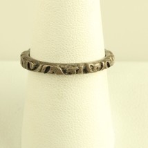 Sterling Silver Silpada Scrolled Filigree Stacking Band Ring - £35.52 GBP